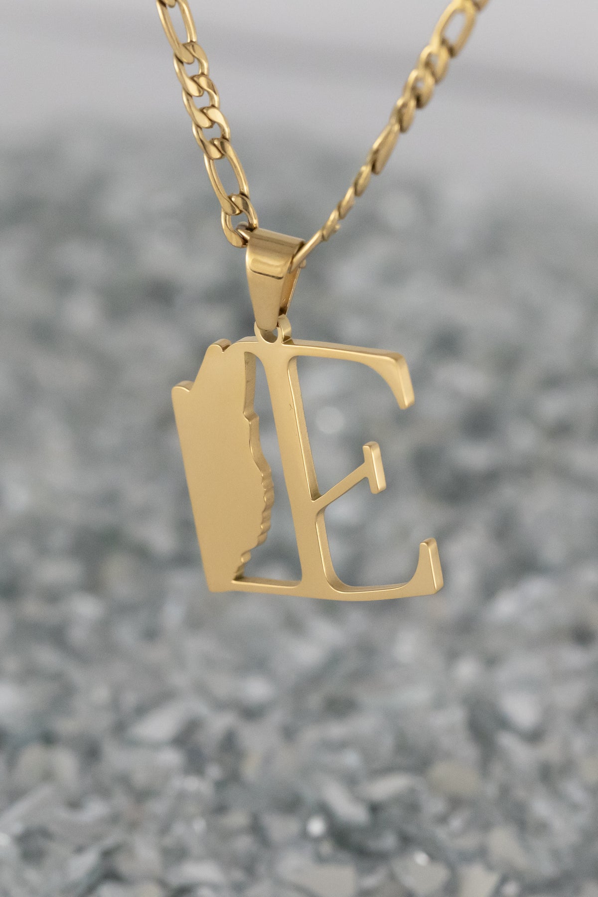 Belize Map Letter Pendant